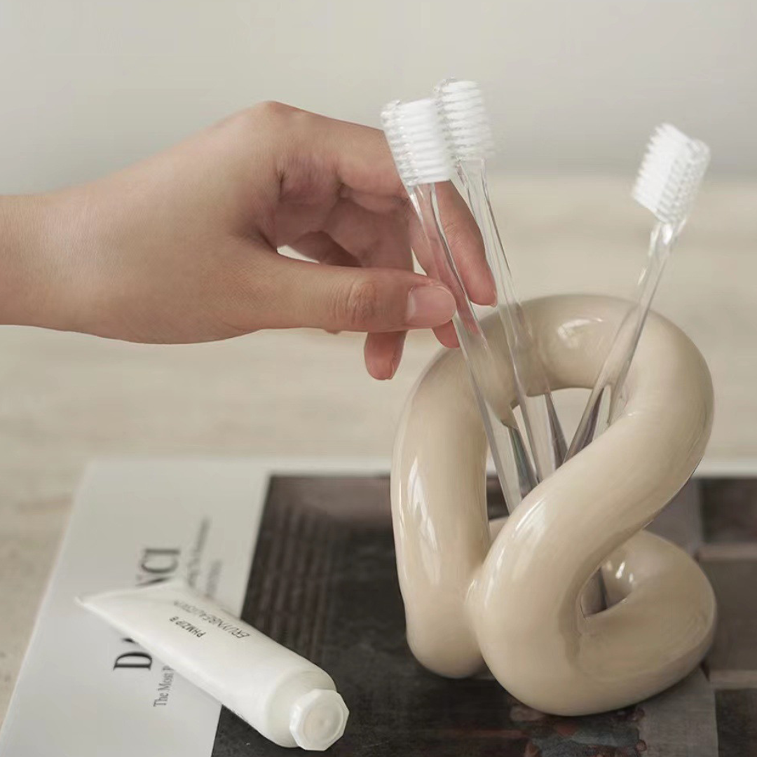 Ceramic Makeup Brush Holder