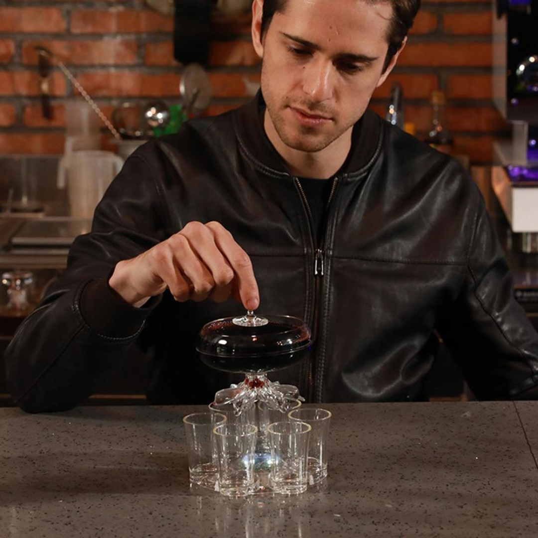 6 Shot Glass Dispenser