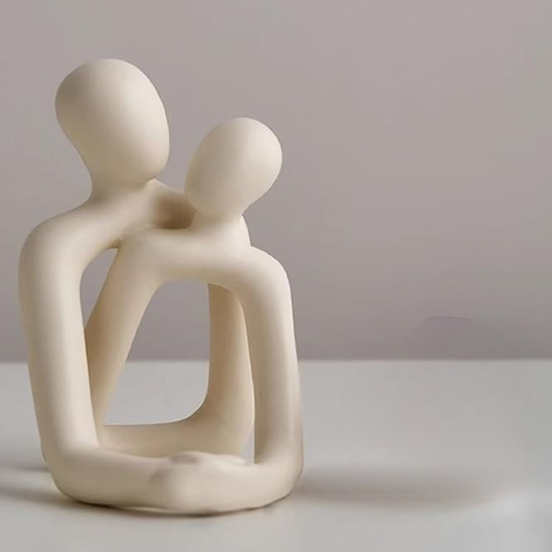 Loving Couple Resin Statue